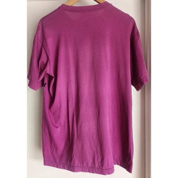 agnes b. Men's Purple Cotton T-Shirt Made in France 20" Pit to Pit - Picture 2 of 4